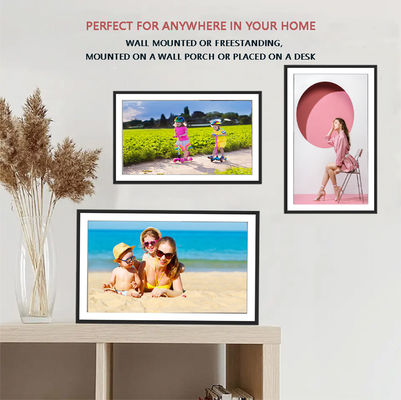 良い価格 15.6インチ 1920 * 1080 FHD デジタル写真フレーム IPSタッチスクリーン 電子写真アルバム オンライン